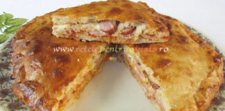 Pizza cu Ton, Sunca si Cremvursti Pizza cu Ton, Sunca si Cremvursti