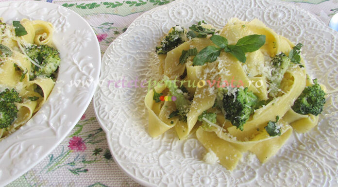Paste cu Broccoli si Sos de Smantana Paste cu Broccoli si Sos de Smantana