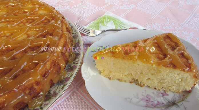 Prajitura Insiropata cu Crema de Lamaie Prajitura Insiropata cu Crema de Lamaie poza 1