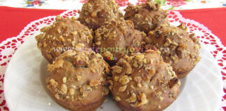 Briose Integrale cu Banane si Nuci Briose Integrale cu Banane si Nuci poza 7