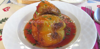 Ardei Umpluti cu Carne Tocata la Cuptor Ardei Umpluti cu Carne Tocata la Cuptor