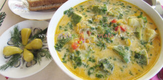 Ciorba de Dovlecei cu Smantana Ciorba de Dovlecei cu Smantana poza 2