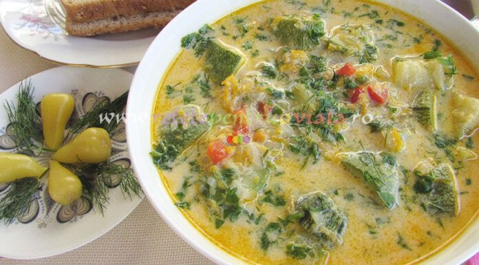 Ciorba de Dovlecei cu Smantana Ciorba de Dovlecei cu Smantana poza 2