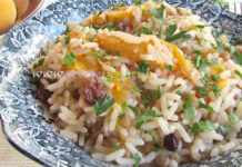 Garnitura de Orez cu Caise si Linte Garnitura de Orez cu Caise si Linte