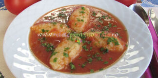 Supa Crema de Rosii cu Galuste Supa Crema de Rosii cu Galuste