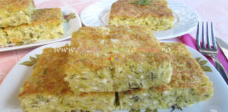 Budinca de Dovlecei cu Branza Budinca de Dovlecei cu Branza