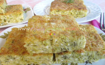 Budinca de Dovlecei cu Branza Budinca de Dovlecei cu Branza