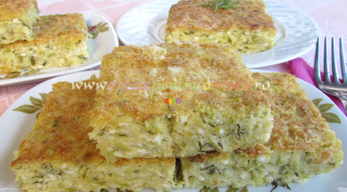 Budinca de Dovlecei cu Branza Budinca de Dovlecei cu Branza