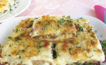 Clatite Umplute cu Ciuperci la Cuptor Clatite Umplute cu Ciuperci la Cuptor poza 2