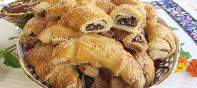 Mini Croissante cu Crema de Ciocolata poza 11