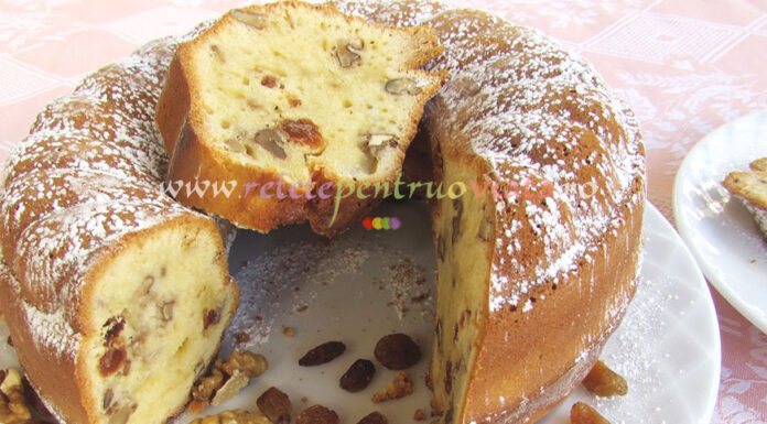 Chec cu Fructe Uscate, Nuci si Iaurt Chec cu Fructe Uscate, Nuci si Iaurt