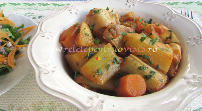 Mancare de Praz cu Cartofi Mancare de Praz cu Cartofi