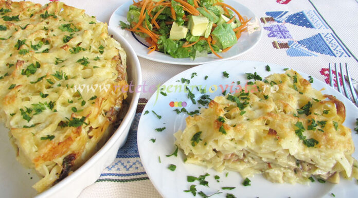 Paste cu Bacon si Sos Bechamel Paste cu Bacon si Sos Bechamel poza 1