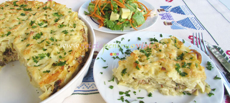 Paste cu Bacon si Sos Bechamel poza 1