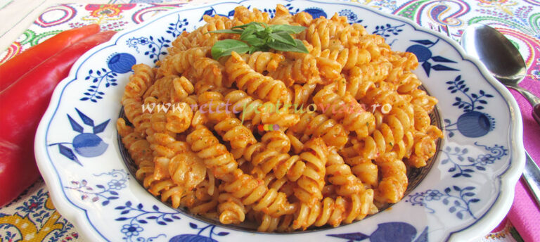 Paste cu Pesto de Ardei Copti