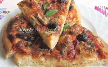 Pizza Arrabiata cu Ansoa si Mozzarella Pizza Arrabiata cu Ansoa si Mozzarella