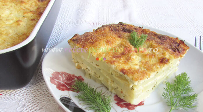 Cartofi Gratinati cu Branza si Smantana Cartofi Gratinati Cu Branza si Smantana