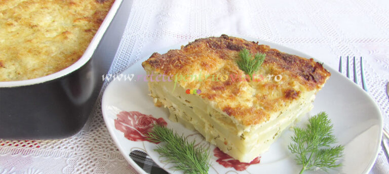 Cartofi Gratinati Cu Branza si Smantana