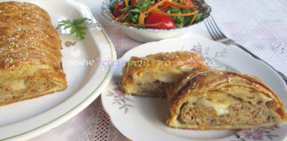 Foietaj cu Carne Tocata si Cascaval Foietaj cu Carne Tocata si Cascaval