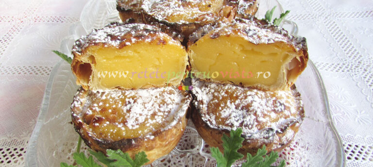 Mini Tarte cu Crema de Vanilie