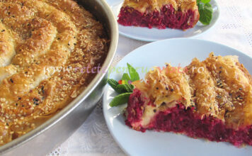 Placinta cu Sfecla Rosie si Branza Placinta cu Sfecla Rosie si Branza poza 1