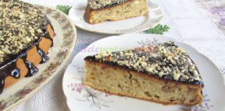 Prajitura cu Banane si Nuci Prajitura cu Banane si Nuci