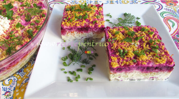 Salata Suba cu Peste Marinat Salata Suba cu Peste Marinat