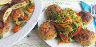 Chiftele de Curcan Umplute cu Mazare Chiftele de Curcan Umplute cu Mazare