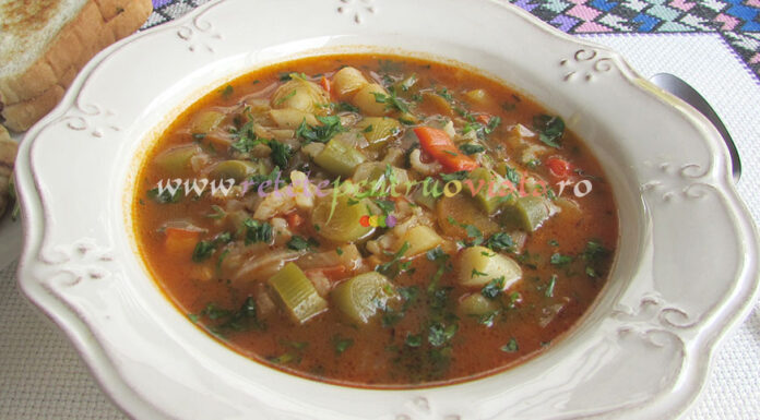 Ciorba de Praz cu Orez si Lamaie Ciorba de Praz cu Orez si Lamaie