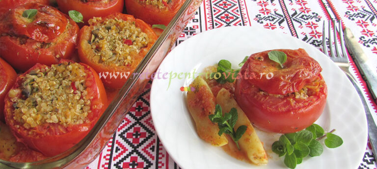 Rosii Umplute cu Quinoa si Ciuperci