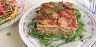 Musaca de Post cu Cartofi si Soia Musaca de Post cu Cartofi si Soia