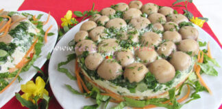 Salata de Pui cu Ciuperci – Salata Poienita Salata de Pui cu Ciuperci - Salata Poienita