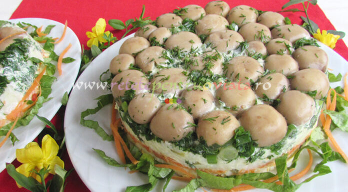 Salata de Pui cu Ciuperci – Salata Poienita Salata de Pui cu Ciuperci - Salata Poienita