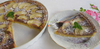 Tarta cu Mere si Crema de Migdale Tarta cu Mere si Crema de Migdale