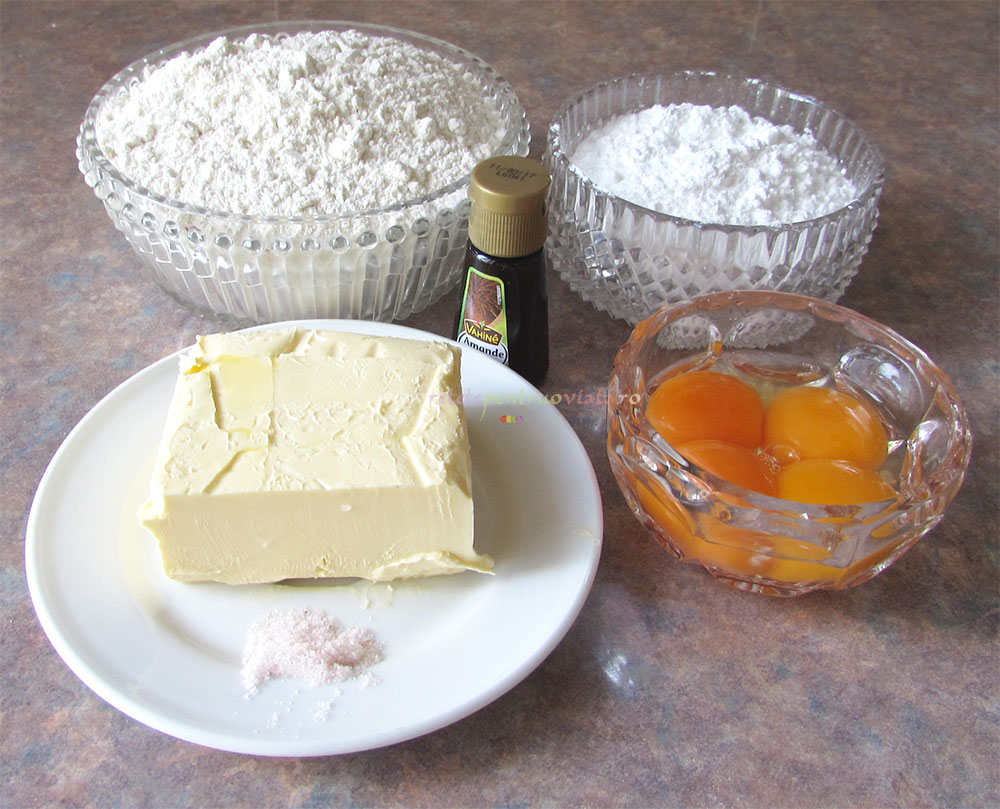 Ingrediente pentru aluatul de tarta