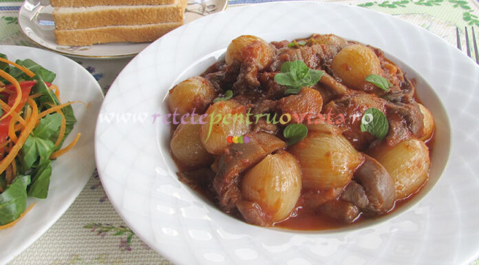 Tocanita de Ciuperci cu Ceapa Tocanita de Ciuperci cu Ceapa