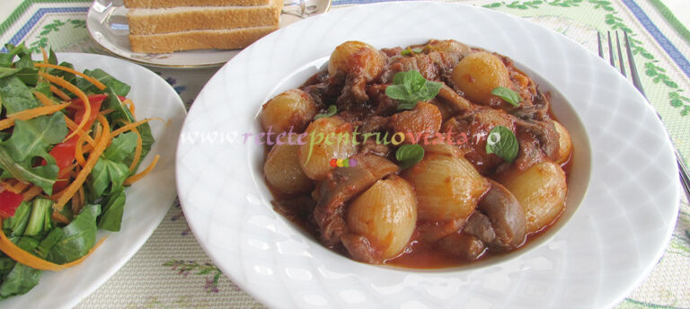 Tocanita de Ciuperci cu Ceapa