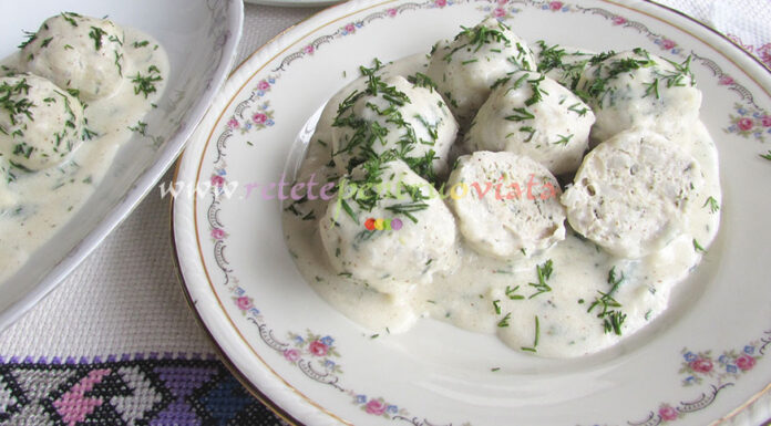 Perisoare cu Sos de Smantana si Marar Perisoare cu Sos de Smantana si Marar