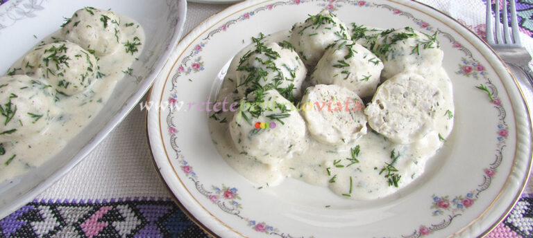 Perisoare cu Sos de Smantana si Marar