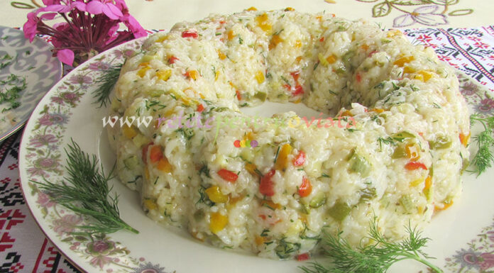 Garnitura de Orez cu Legume Garnitura de Orez cu Legume