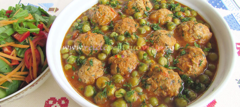 Mancare de Mazare cu Chiftele