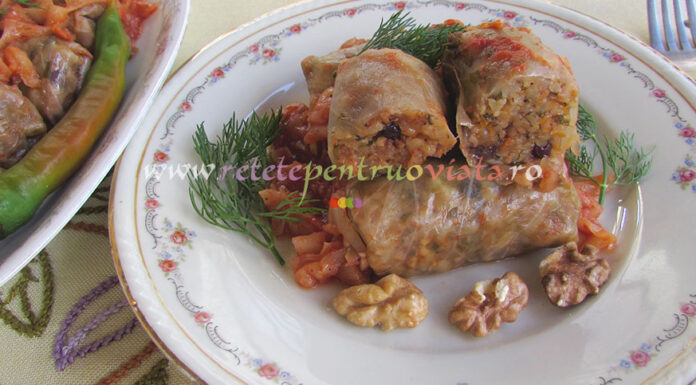 Sarmale de Post cu Nuca si Orez Sarmale de Post cu Nuca si Orez poza 1