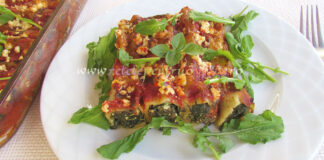 Cannelloni cu Spanac si Branza Cannelloni cu Spanac si Branza