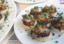 Ciuperci Umplute cu Pui si Legume Ciuperci Umplute cu Pui si Legume poza 1