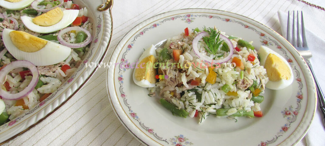 Salata de Orez cu Ton si Legume poza 1