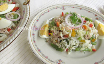 Salata de Orez cu Ton si Legume poza 1