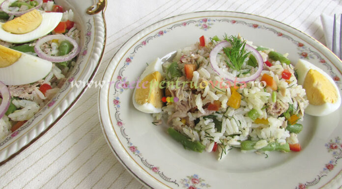 Salata de Orez cu Ton si Legume Salata de Orez cu Ton si Legume poza 1