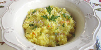 Risotto cu Sofran si Parmezan – Risotto alla Milanese Risotto cu Sofran si Parmesan poza 1