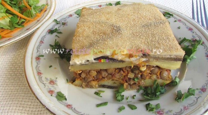 Musaca de Post cu Linte si Cartofi Musaca de Post cu Linte si Cartofi