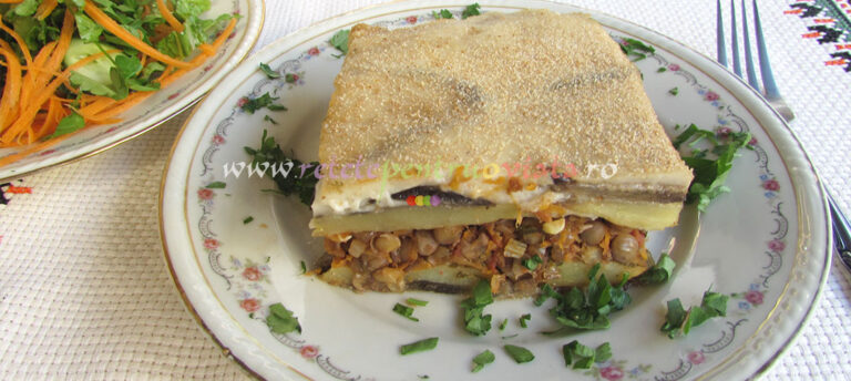 Musaca de Post cu Linte si Cartofi